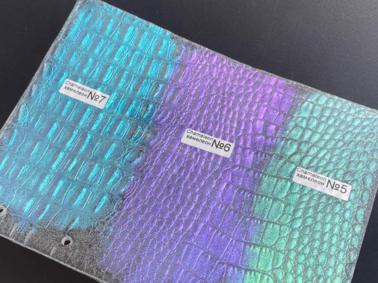 №6 Сhameleon pigment Хамелеон (цвет фиолетово-розовый) 10 г, Art Blong — картинка 4