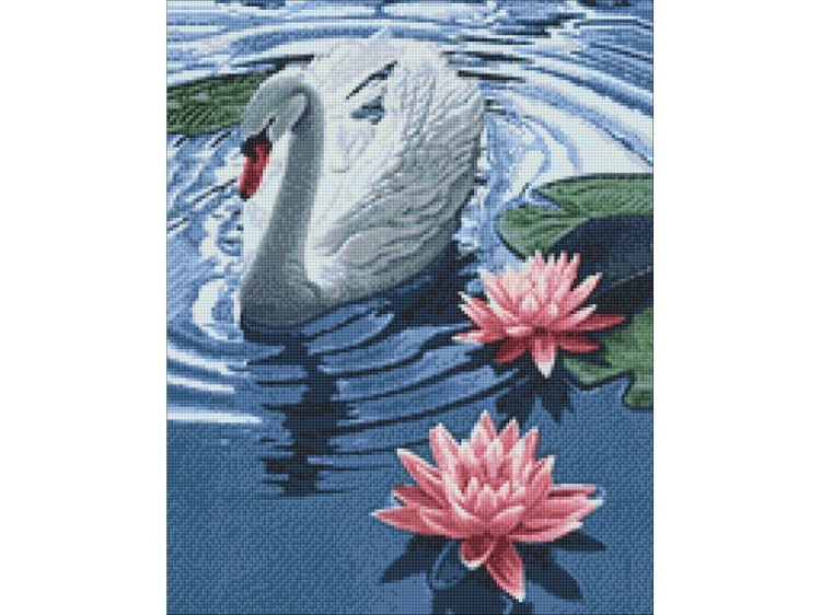 Алмазная вышивка «Принцесса-лебедь» — картинка 2