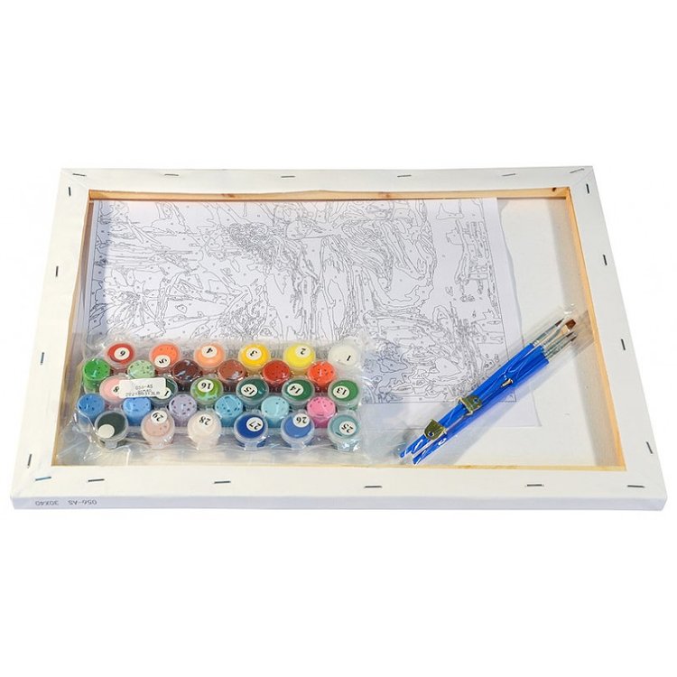 Картина по номерам «Маленькая путешественница» — картинка 3