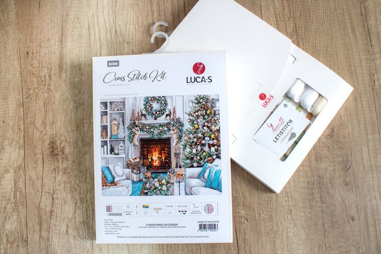 Набор для вышивания крестом «Рождественский Интерьер» — картинка 10