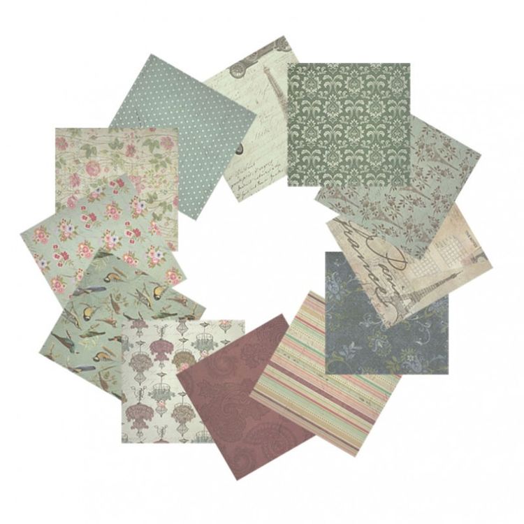 Набор бумаги для скрапбукинга «Модерн» 30,5x30,5 см — картинка 3