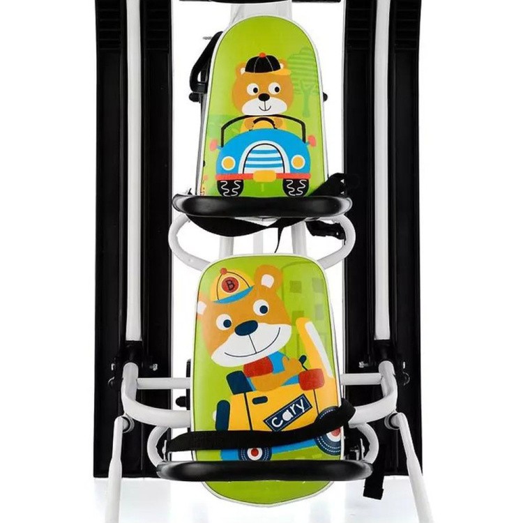 Снегокат детский 507 TWINS BABY Wheel со спинкой для двоих — картинка 8