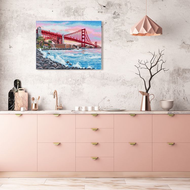 Алмазная вышивка «Мост Сан-Франциско» — картинка 3