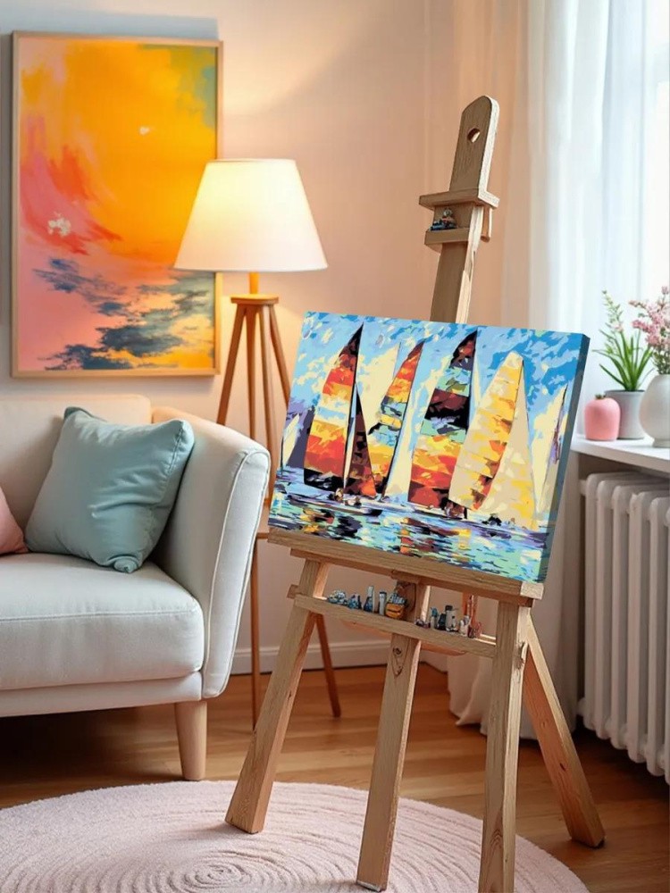 Картина по номерам «Парусная регата» — картинка 9