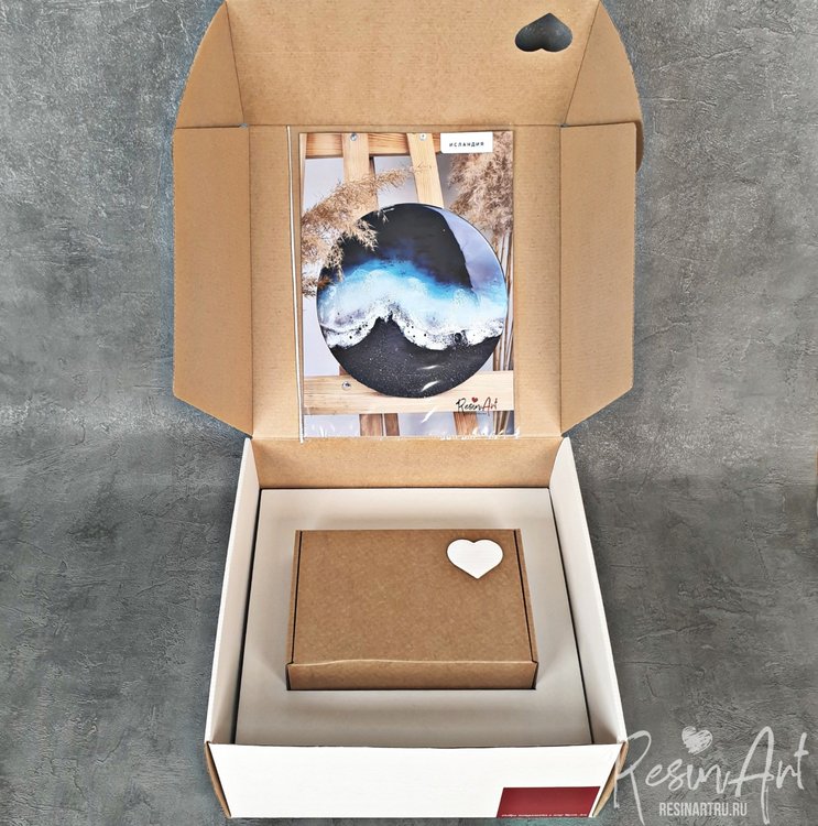 Исландия - Набор для рисования эпоксидной смолой (Море) — картинка 2