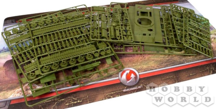 Сборная модель World of Tanks - КВ-2, Масштабная модель 1:35 — картинка 4