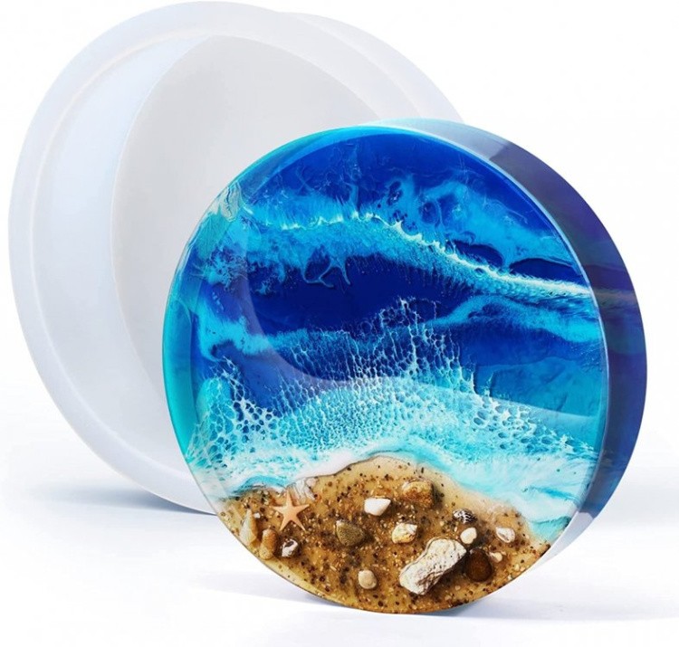 Силиконовый молд - Объемный круг, d34см 1 шт. — картинка 3