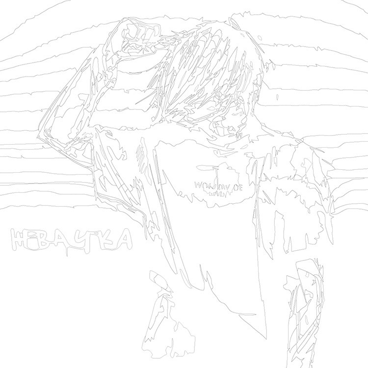 Картина по номерам «Рок и рэп музыкант Джизус DZHIZUS жвачка» — картинка 3