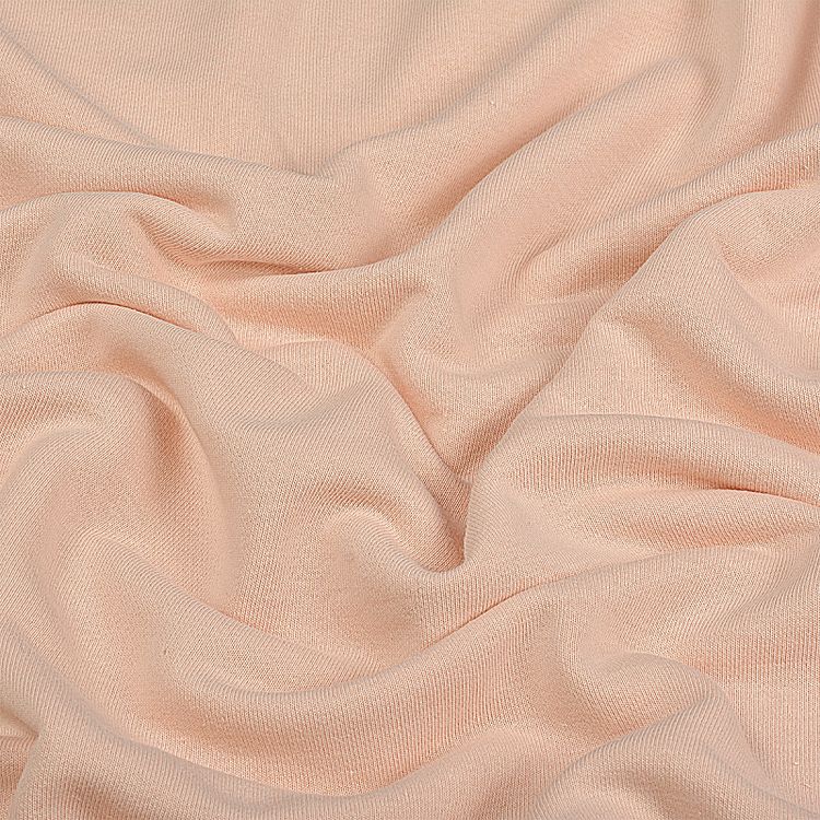 Ткань трикотаж Футер 3х нитка, петля, хлопок, 6 м, ширина 180 см, цвет: крем-брюле, TBY — картинка 2