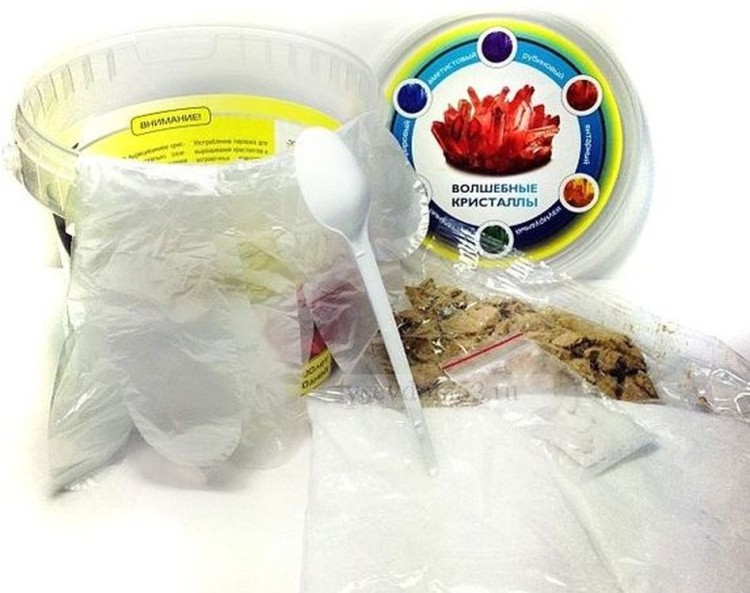 Набор для экспериментов «Волшебные кристаллы» 002к — картинка 4