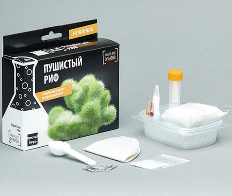 Набор для опытов «Эксперимент в коробочке. Пушистый риф» — картинка 4