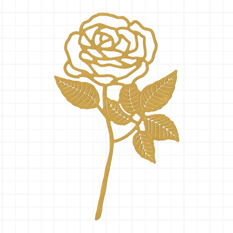 Нож для вырубки «Роза», 5,1x8,2 см, Mr.Painter — картинка 2