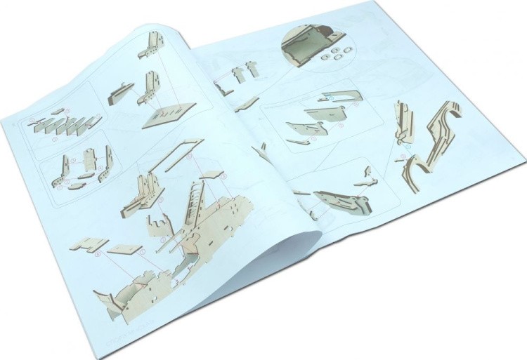 Конструктор из дерева «Спорткар СКАТ», Lemmo — картинка 6