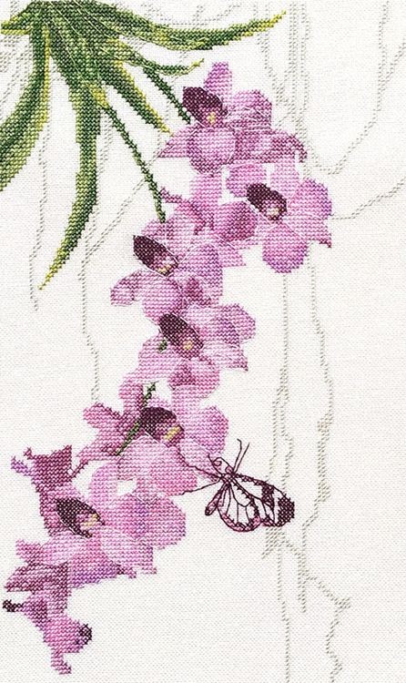 Набор для вышивания «Фиолетовая орхидея»