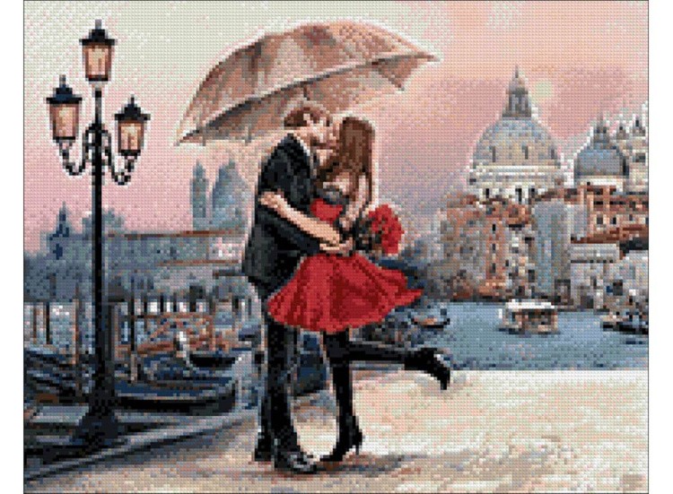 Алмазная вышивка «Венецианская любовь» — картинка 2