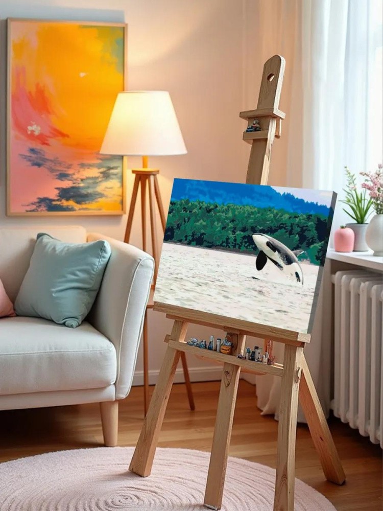 Картина по номерам «Косатка» — картинка 10