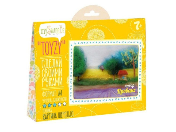 Картина шерстью «Прованс» — картинка 2