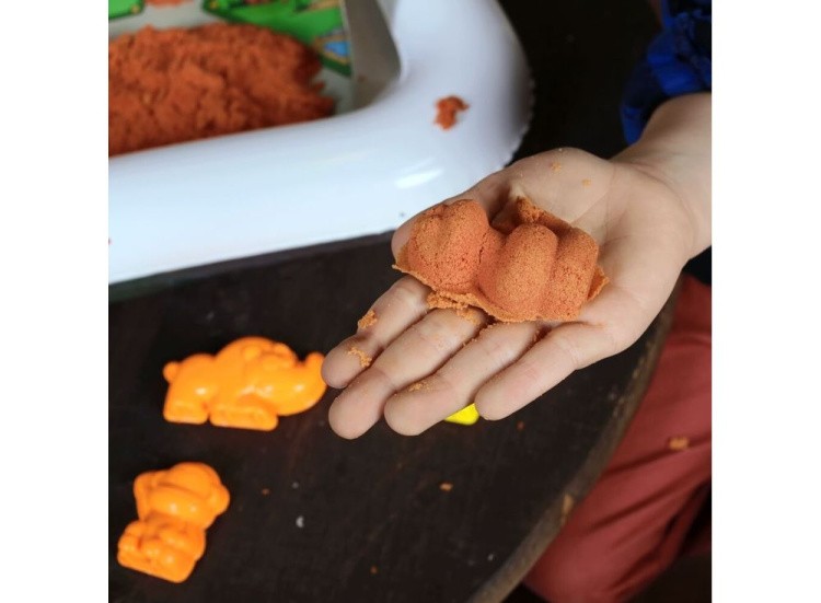 Набор космического песка «Зоопарк» 1 кг, меняет цвет — картинка 8