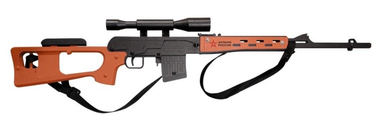 Конструктор из дерева СВД (Снайперская винтовка), Армия России — картинка 3