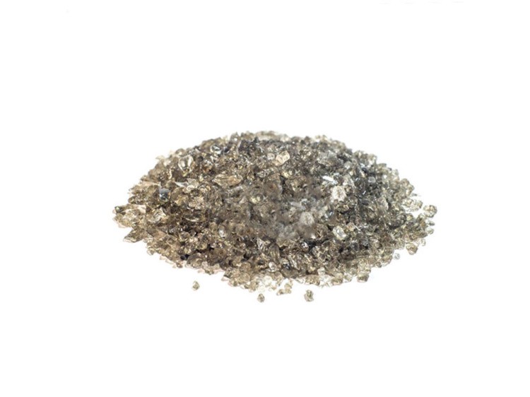 Стеклянная крошка Серый опал (фракция 7-15 мм), ResinArt
