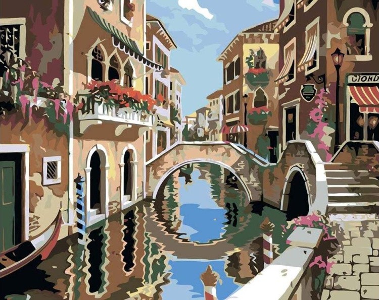 Картина по номерам «Венецианские каналы»