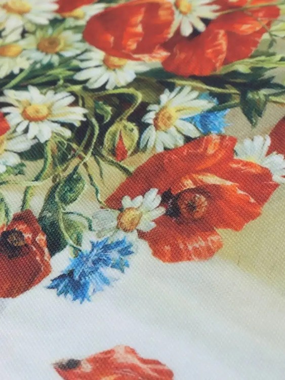 Вышивка лентами «Полевой букет» — картинка 6