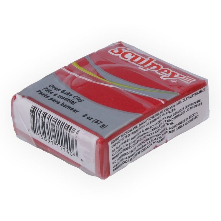 Полимерная глина Sculpey III, цвет: 1140 жемчужно-красный, 85 г — картинка 2