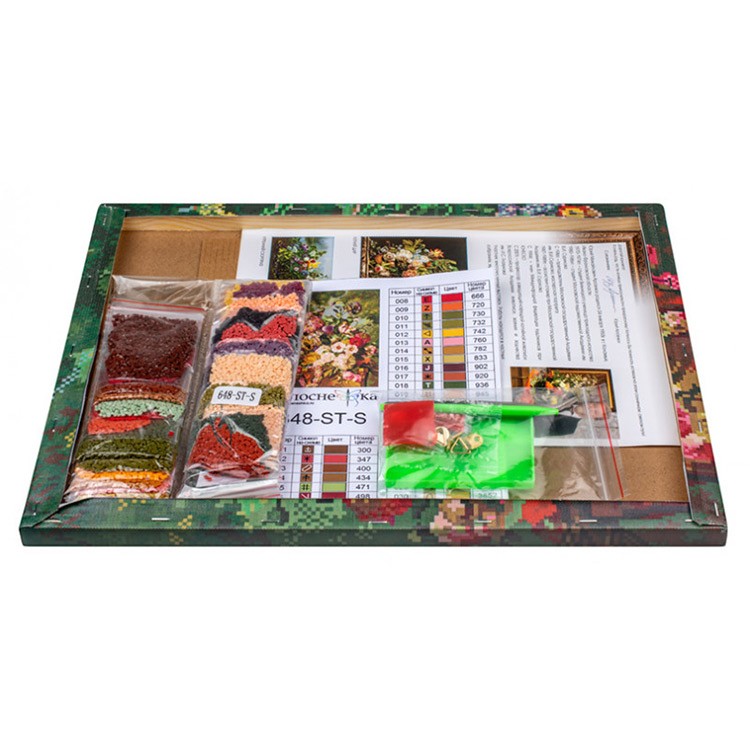 Алмазная вышивка «Букет в саду» — картинка 3