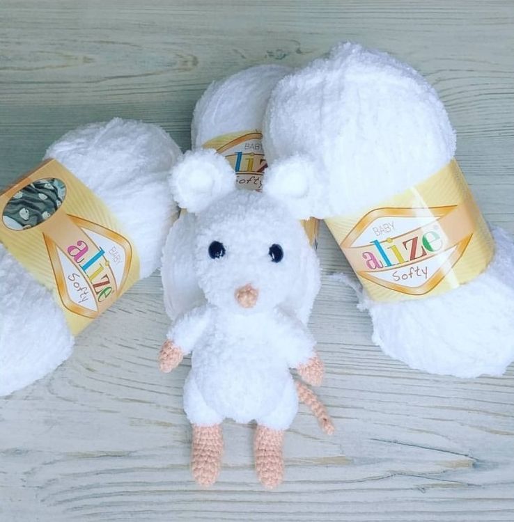 Пряжа ALIZE Softy (41), салатовый, 5 шт. по 50 г — картинка 4