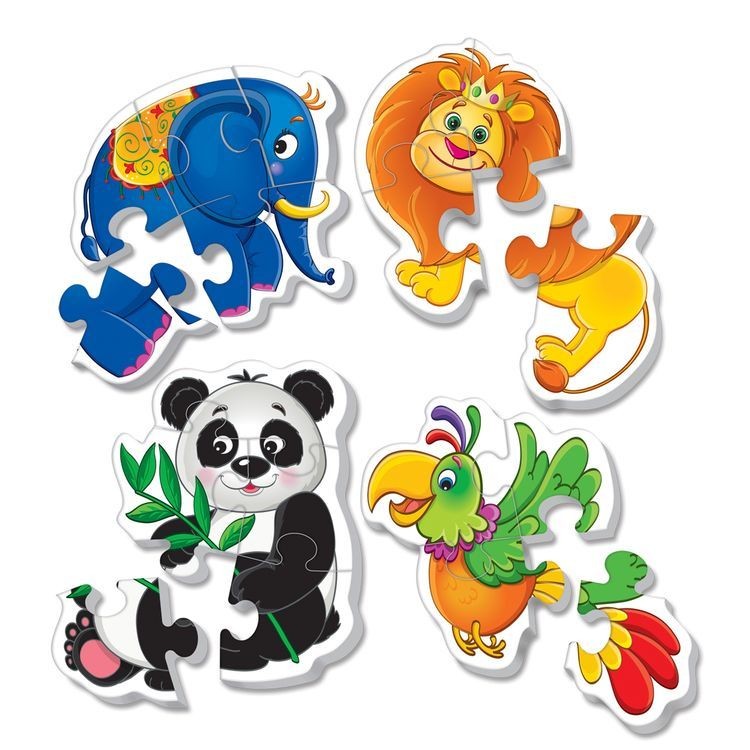 Мягкие пазлы Baby puzzle «Зоопарк» — картинка 2