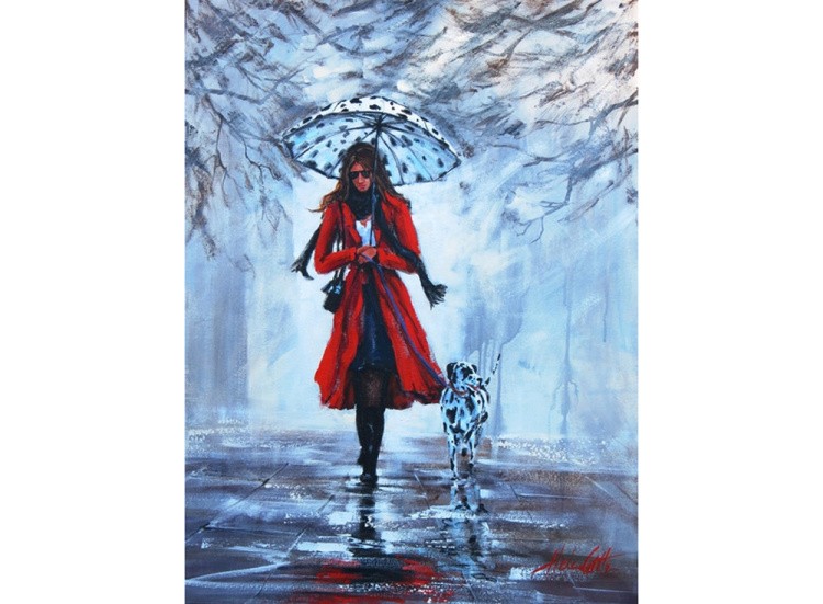 Картина по номерам «Субботний ливень» — картинка 2