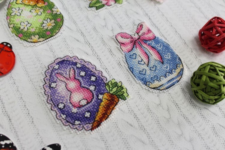 Набор для вышивания «Пасхальный квартет. Магниты» — картинка 4