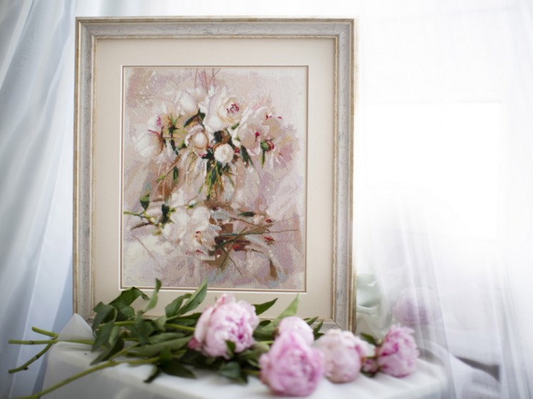 Набор для вышивания «Воздушные пионы» — картинка 5