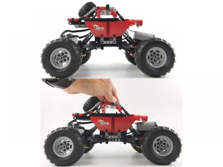 Радиоуправляемый конструктор CADA deTech Off-Road Crawler, 489 деталей — картинка 3