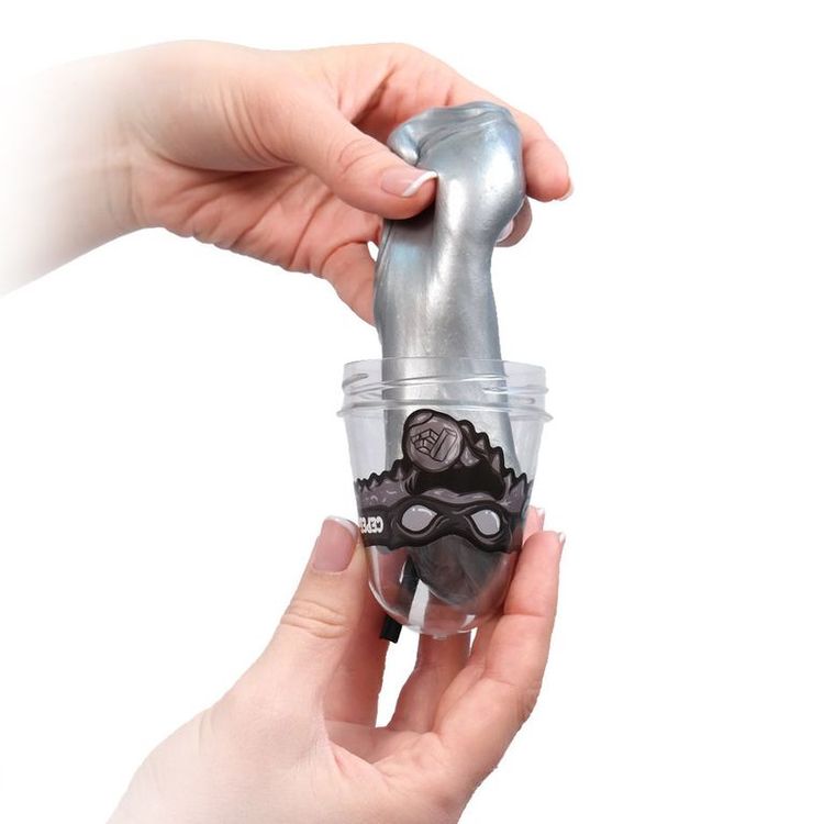 Лизун Slime «Ninja» серебряный — картинка 7