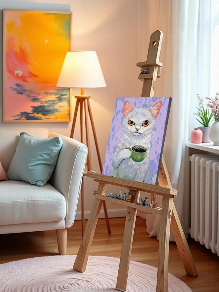 Картина по номерам «Утренний кофе» — картинка 10