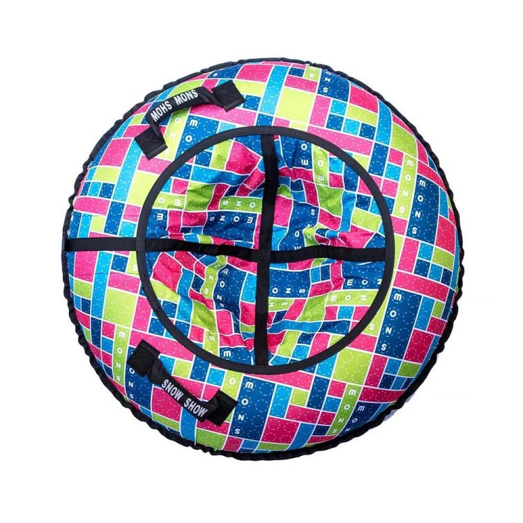 Детская зимняя ватрушка тюбинг для катания 118 см — картинка 4