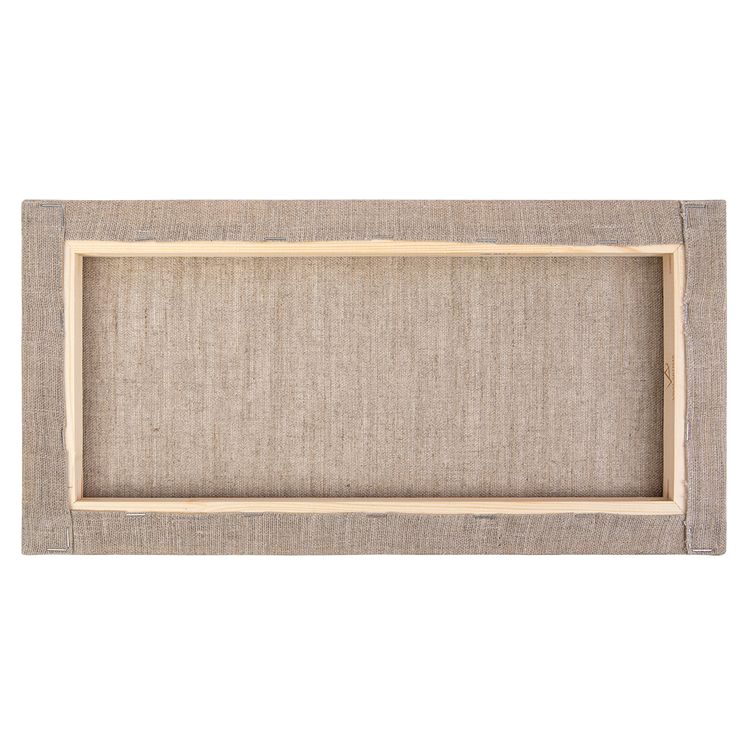 Холст грунтованный на подрамнике, 100% лён, 20х40 см, 340 г/м2, 2 шт., Vista-Artista — картинка 4