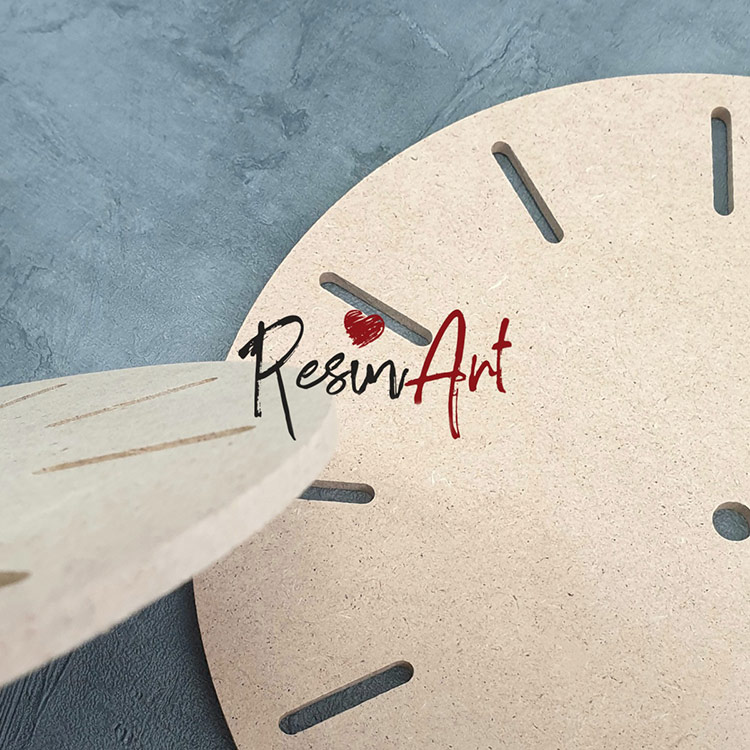 Основа для часов/Artboard/с прорезями d 50 см, 1 шт., ResinArt — картинка 2