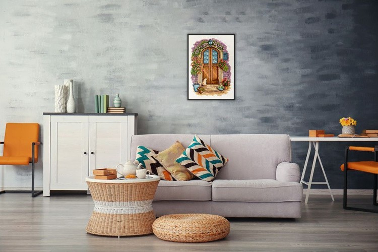 Алмазная вышивка «Лето у дверей» — картинка 3