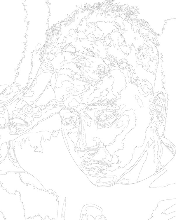 Картина по номерам «Поп-рок музыкант 13 тринадцать карат 3» — картинка 3