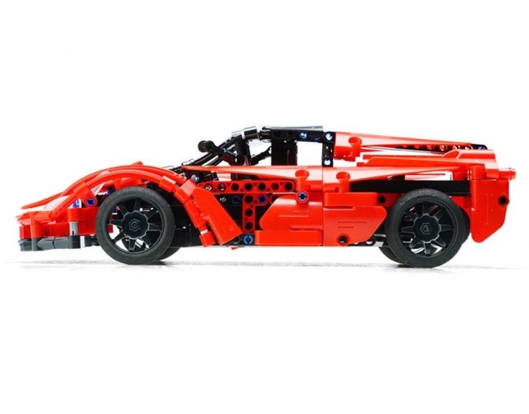 Конструктор с радиоуправлением CaDA Technic спортивная машина, 380 деталей — картинка 3