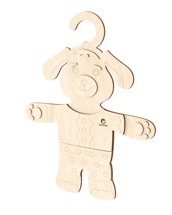 Детская вешалка для одежды «Щенок», Lemmo — картинка 2