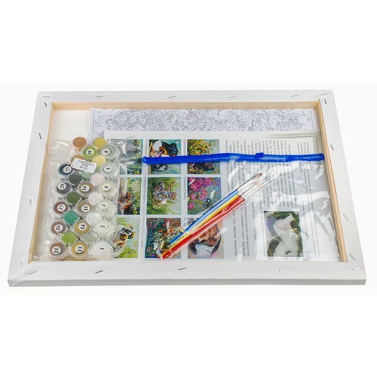 Картина по номерам «Букетик в подарок» — картинка 3