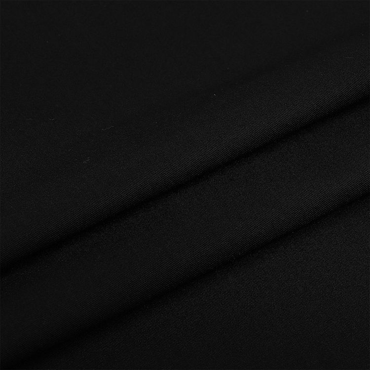 Ткань Костюмная Гальяно, 1 м х 150 см, 200 г/м², цвет: черный, TBY — картинка 2