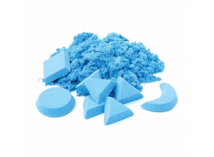 Космический пластичный песок Голубой 1 кг — картинка 6