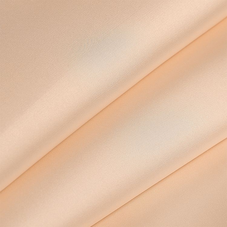 Ткань шелк Армани, 5 м, ширина 150 см, 90 г/м², цвет: 07 экрю, TBY — картинка 2