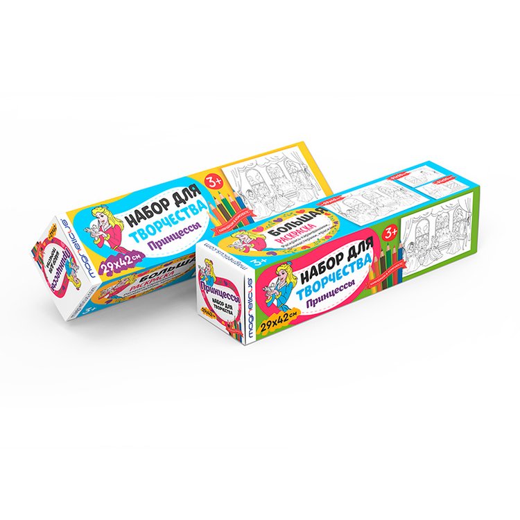 Набор для творчества с карандашами «Принцесса» — картинка 4