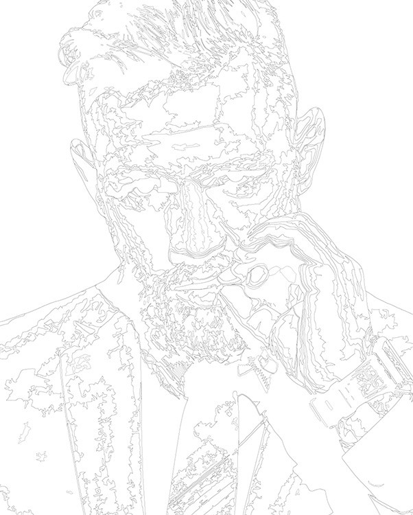 Картина по номерам «True man» — картинка 3