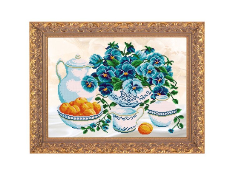 Рисунок на ткани «Завтрак с абрикосами»